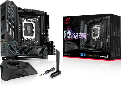 ASUS ROG STRIX Z790-I GAMING WIFI Hovedkort - Intel Z790 - Socket Intel LGA1700 - RAM DDR5 - Mini-ITX