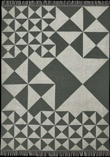 Verpan Mirror Plaid Mørkegrønn