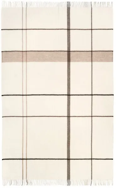 KRISTINA DAM STUDIO Gradient Throw - beige alpakkaull og ull (240x140)